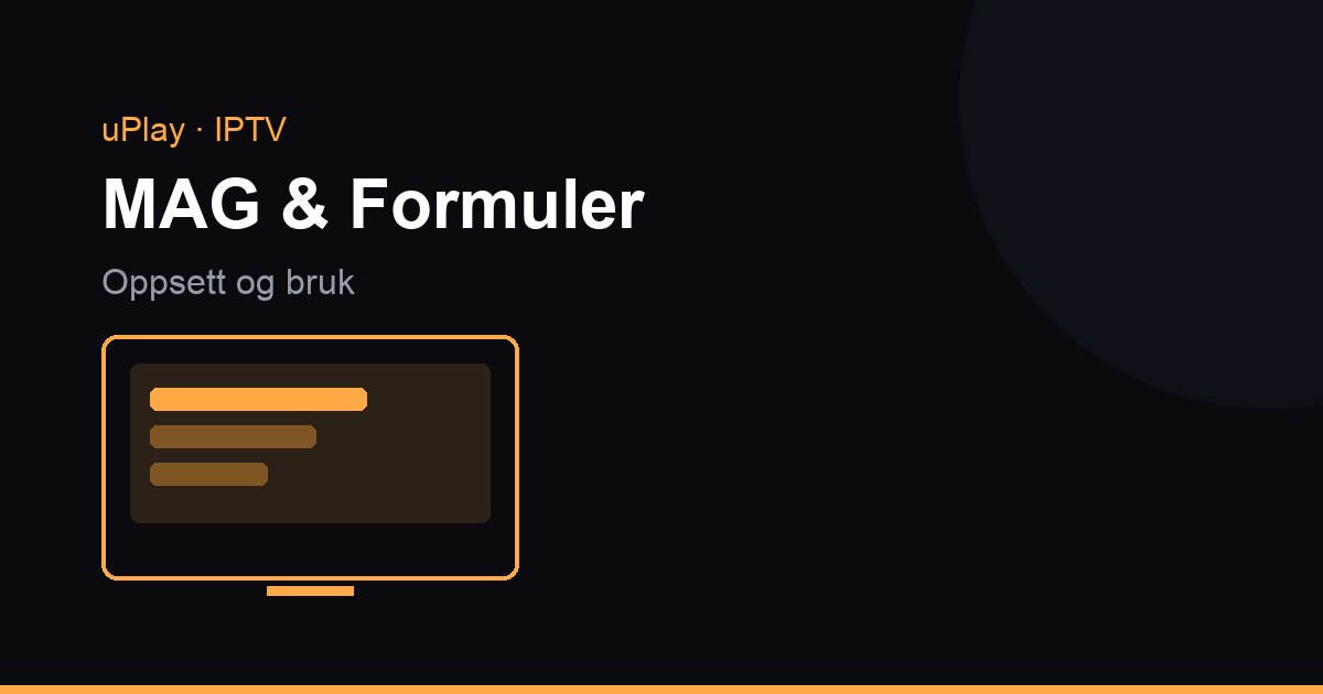 Svart IPTV-dekoder med fjernkontroll foran en TV som viser en programguide