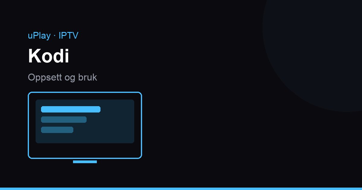 Kodi-grensesnittet på en tv-skjerm med tv-guiden åpen