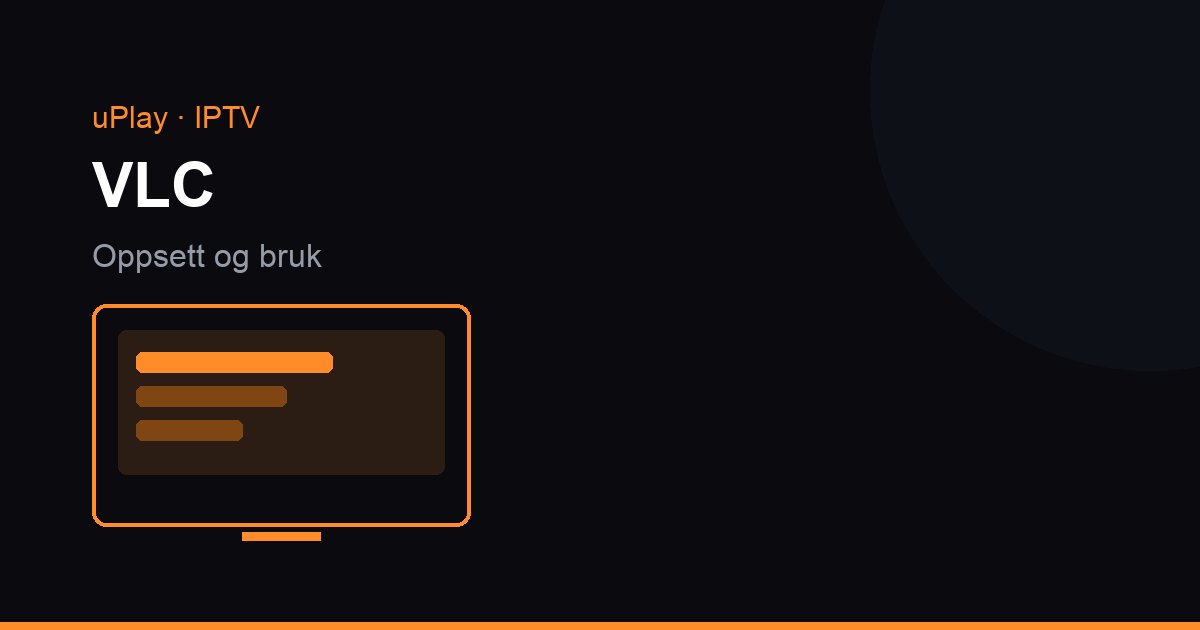 Bærbar PC med VLC åpen og en spilleliste full av TV-kanaler