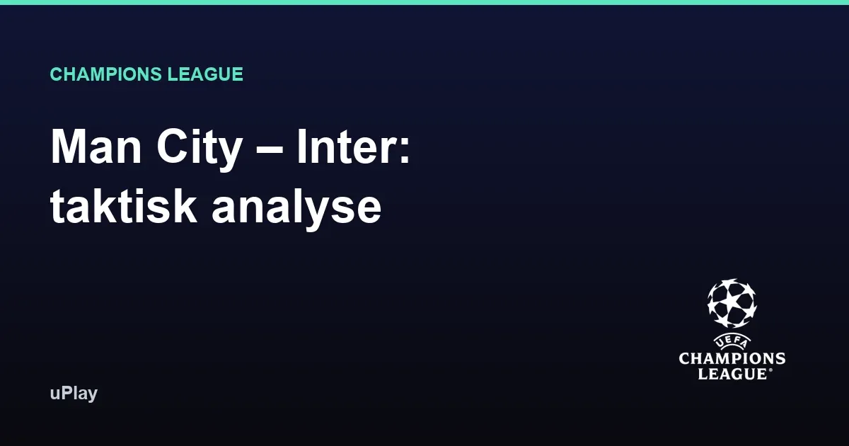 Spillere i duell om ballen på Etihad Stadium under Champions League-kampen mellom Manchester City og Inter
